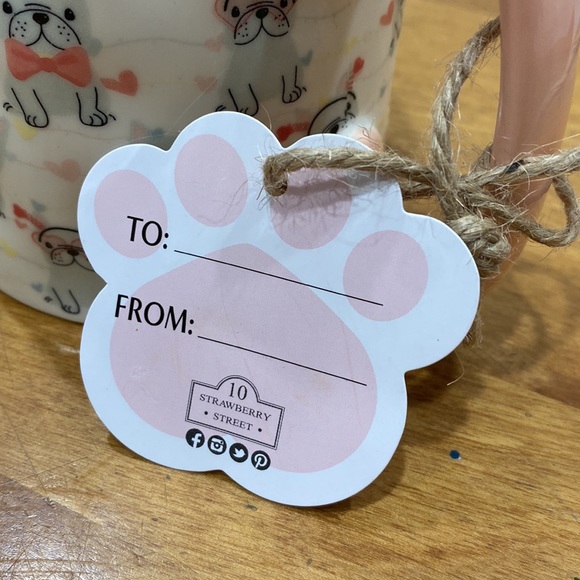 NWT. Large, Bella, 20oz., “Frenchie”, ceramic mug. - Picture 4 of 11